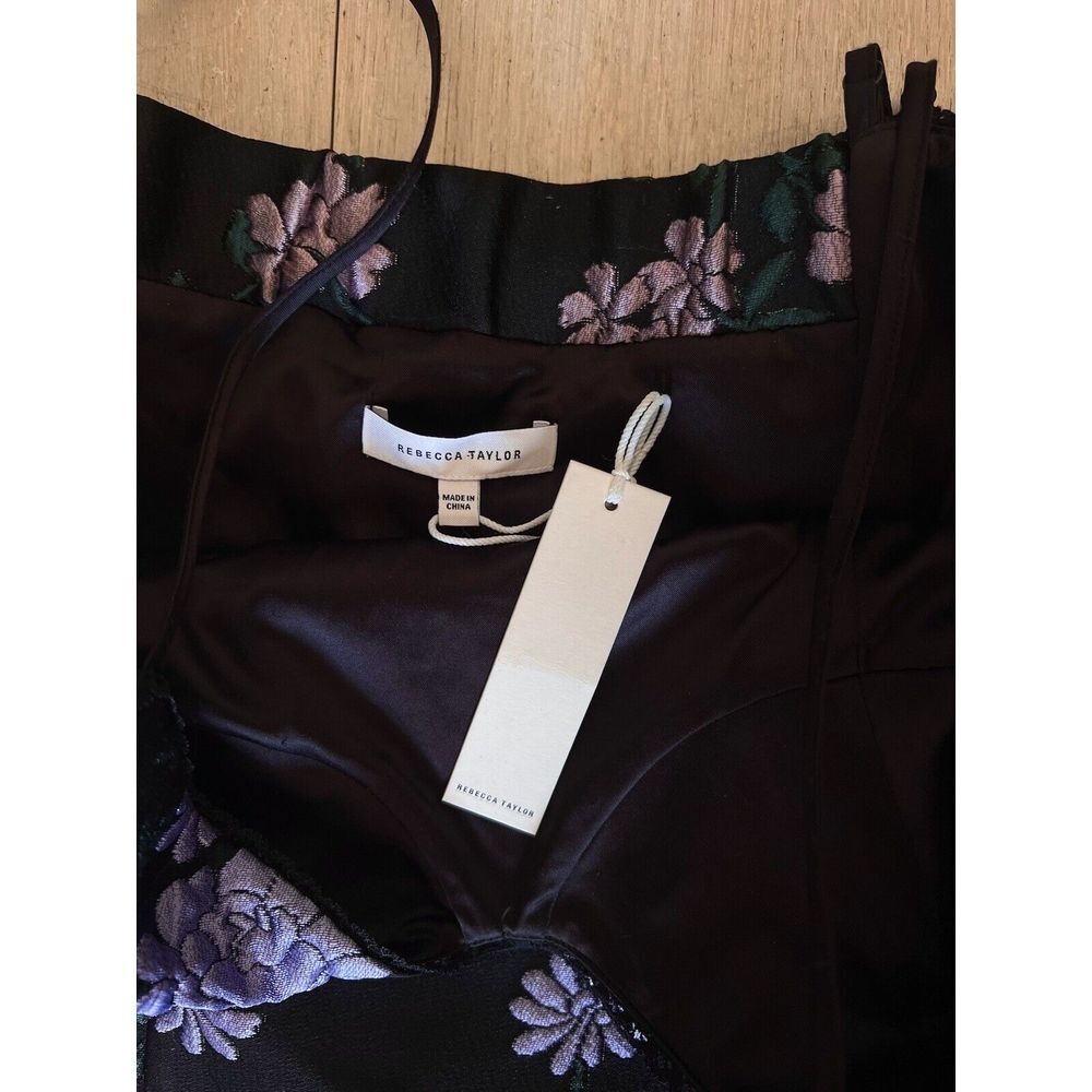 Rebecca Taylor Vine‎ Jacquard Bustier Dress $695 New Tags Size 6 - Picture 7 of 7